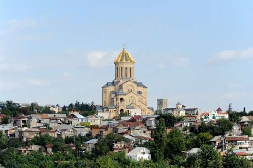 Sameba Church Georgia Tbilisi City Orthodox