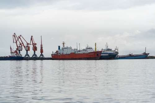 Samsun Turkey Port Samsun Port Sea Ships