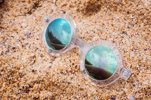 Sand Sunglasses Beach Summer Vacation