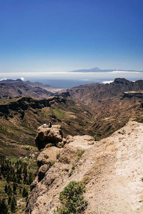 Scenic Gran Canaria Spain Spanish Landscape View