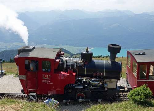 Schafberg Locomotive Schafbergbahn Austria Mountain