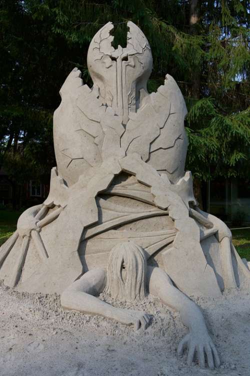 Sculpture Sand Art Ephemeral