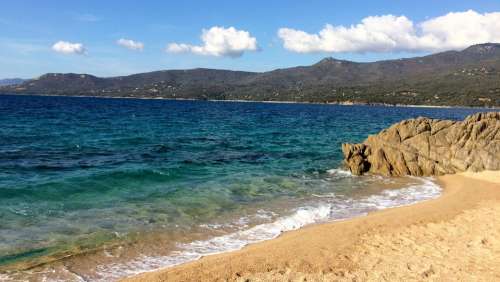 Sea Corsican South Nature Side Holiday Travel