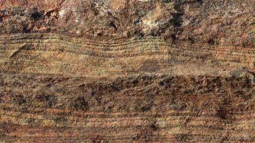 Sedimentary Rock Strata Layers Ancient