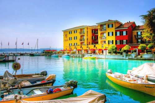 Sirmione Garda Italy Vacations Port Tourism