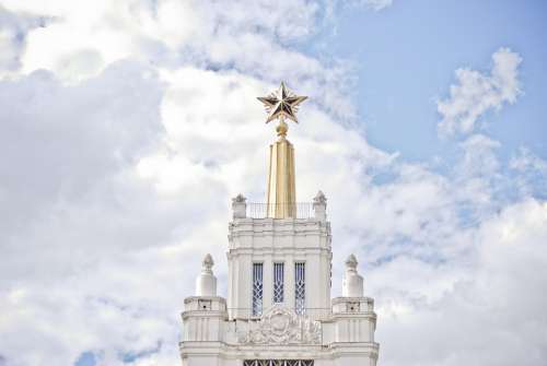 Soviet Union Star Russia Moscow Architecture