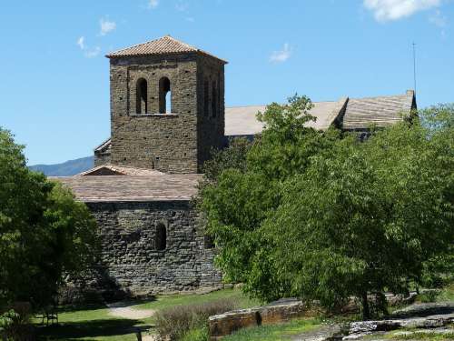Spain Catalonia Monastery Abbey Architecture