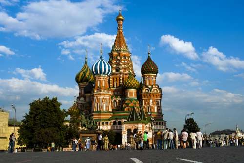 St Basil'S Cathedral Moscow Monument Dome