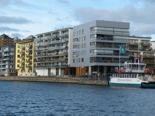 Stockholm Sweden Architecture House City Island