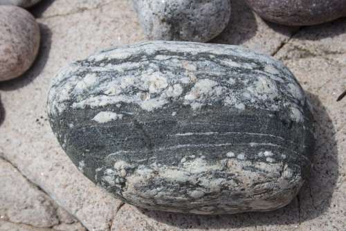 Stone Piece Of Rock Granite Stones Solid Nature