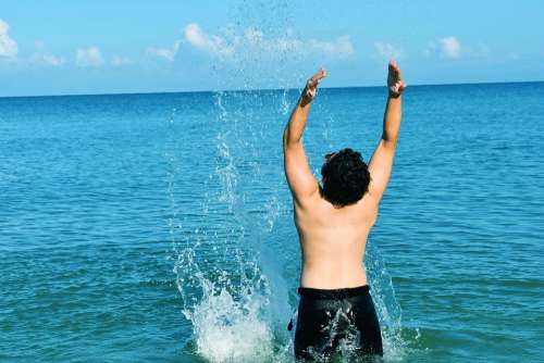 Summer Ocean Beach Water Nature Tropical Blue