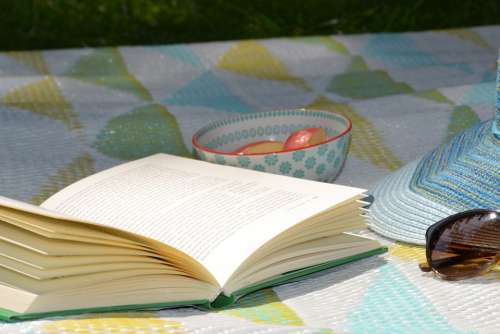 Summer Sun Book Read Garden Sunglasses Glasses