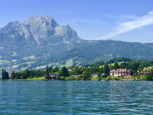 Switzerland Mount Pilatus Lucerne Lake Mountains