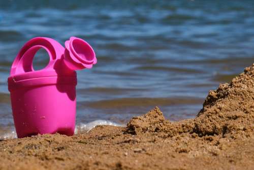 Toys Sea Children Beach Vacations Summer Sand