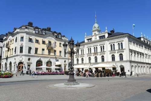 Uppsala Sweden Architecture Facade Town Hall Space