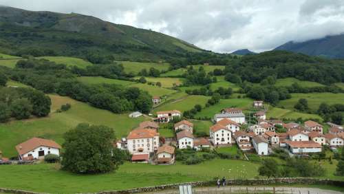 Valley People Mountain Clouds Earth Travel