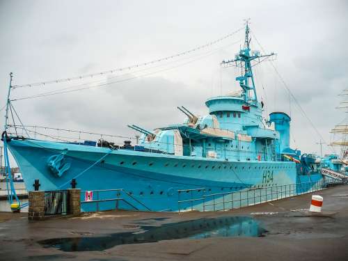 Vessel Ship Destroyer Nautical Museum Gdynia