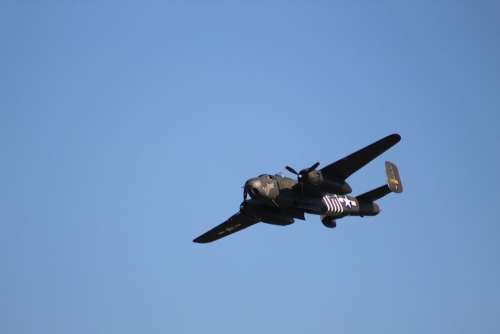 Warbird Vintage Bomber Aircraft Aviation Plane
