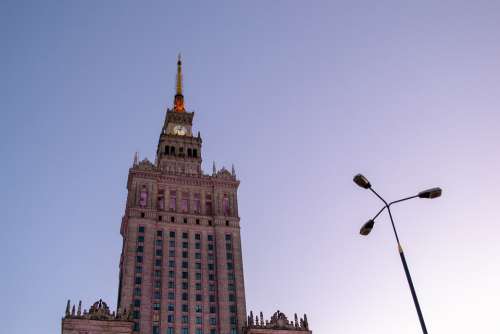Warsaw Poland Capital High Rise Building