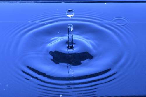 Water Drip Drop Of Water Liquid Close Up Abstract