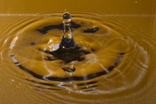 Water Drip Drop Of Water Liquid Close Up Abstract