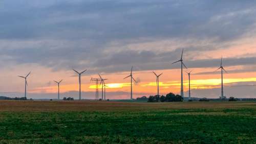 Wind Power Renewable Energy Current Sky