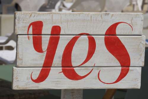 Yes Sign Positive Communication Approval