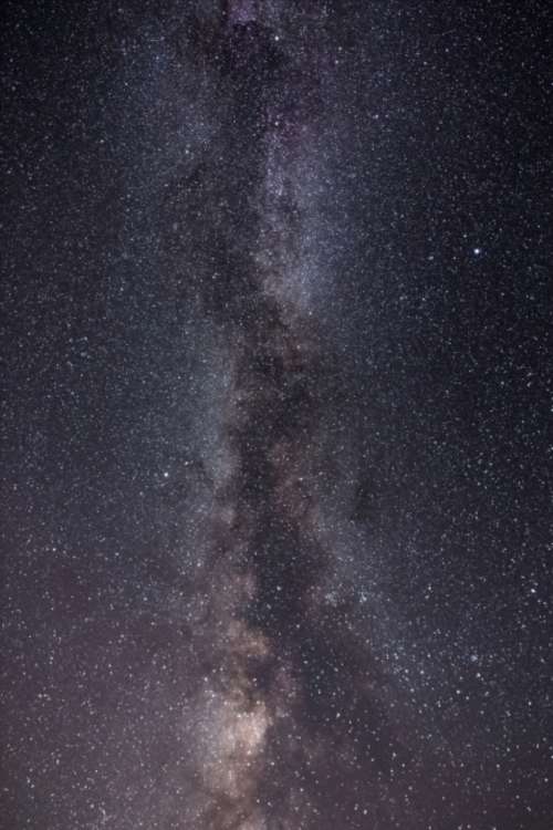 night starry sky milky way galaxy