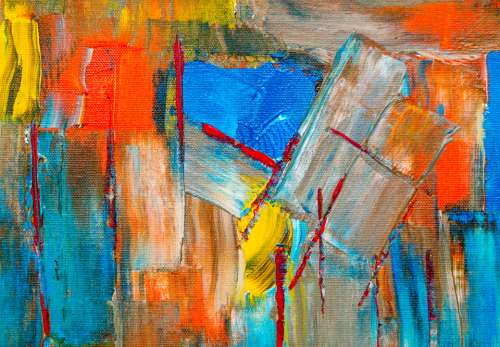 colorful abstract art paint acrylic
