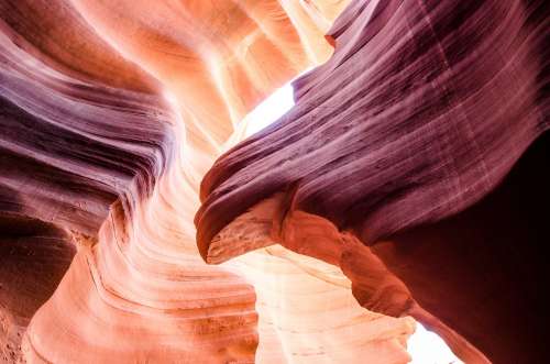 The Curves Of Red Sandstone Forge An Underground Corridor Photo