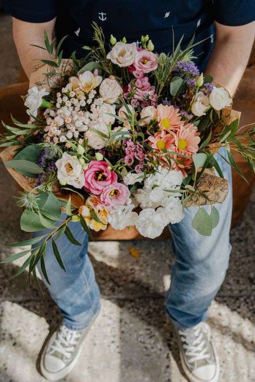 A beautiful bouquet of flowers