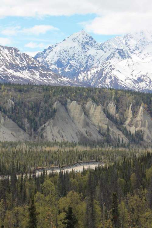 Alaskan Mountains scenery landscape