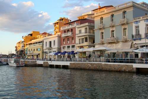 Agios Nikolaos Crete Sea Side Greece Travel