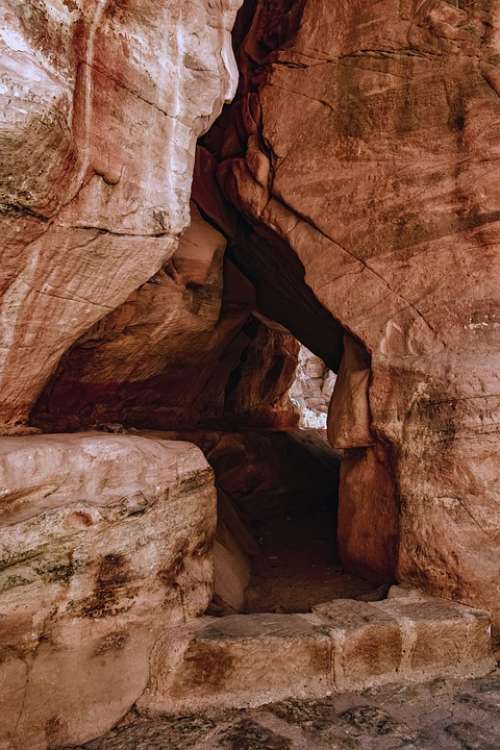 Al Siq Canyon Canyon Gorge Travel Adventure Desert