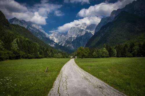 Alps Scenery Mountain Slovenia Mountains Landscape