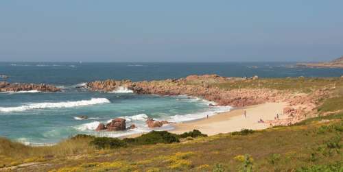Beach Atlantic Galicia Ocean Summer Vacations