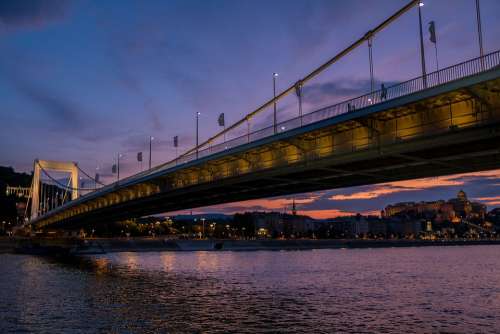 Budapest Bridge Danube City Hungary River