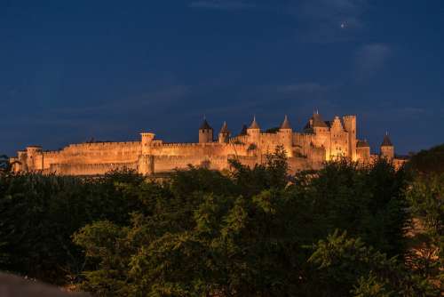 Carcassone France Fortress Castle Medieval Old