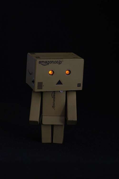 Cardboardman Cardboard Sad Lonely Dark Amazon