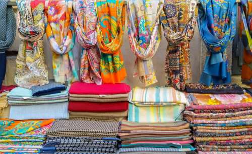 Cloths Market Fashion Retail Shopping Colorful
