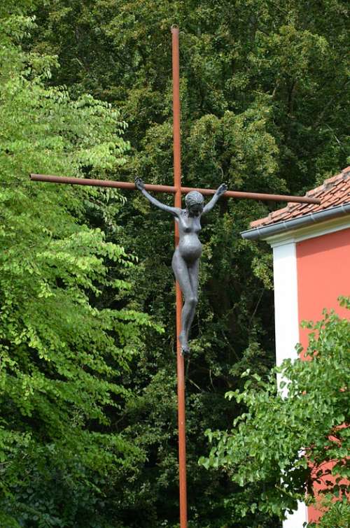 Denmark Augustenborg Cross Pregnant Sculpture
