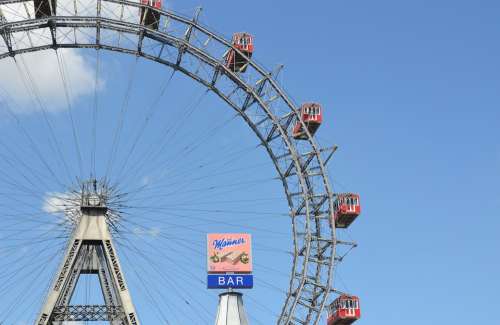 Ferris Wheel Vienna Prater Attraction