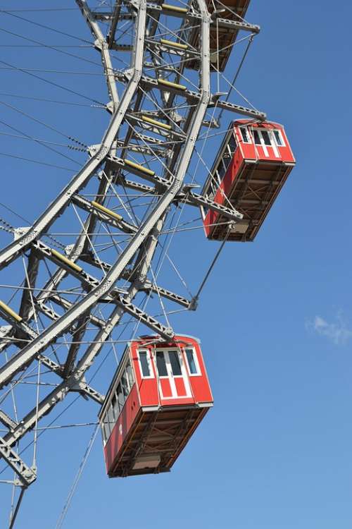 Ferris Wheel Vienna Prater Attraction