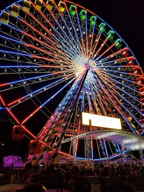 Ferris Wheel Festival Entertainment Fair Fun