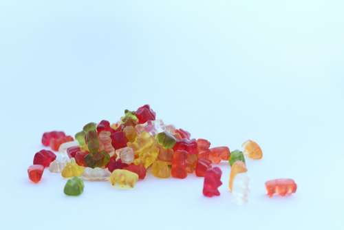 Gummi Bears Jelly Beans Colourful Sweets Jellybeans