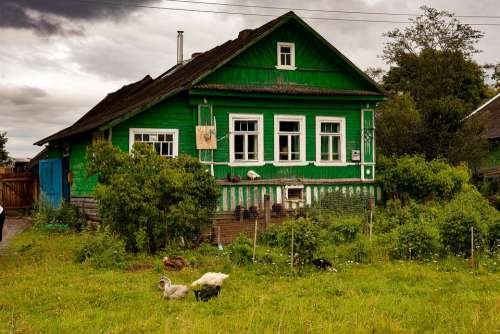 House House In The Village Village