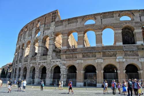 Italy Rome Architecture Colosseum Romano Monument