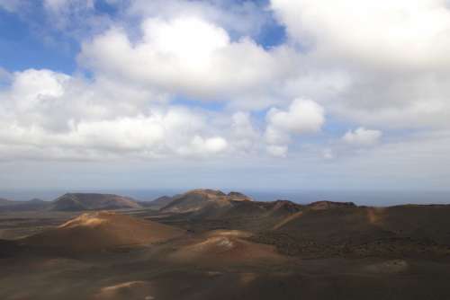 Lanzarote Landscape Island Nature Timanfaya