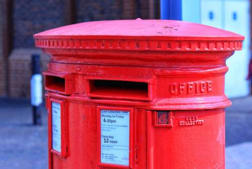 Letterbox Postbox Letters Postal Red London Send