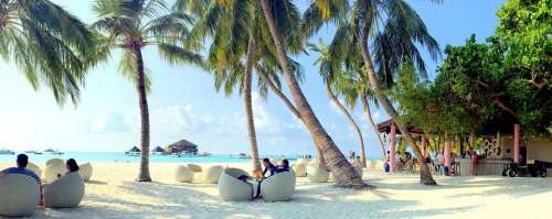 Maldives Beach Sand Sea Island Resort Travel